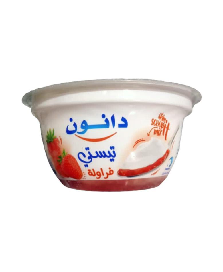عرض زبادي دانون تيستي فراولة 110 جم